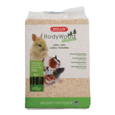 Podstielka RodyWood Nature 60l Zolux