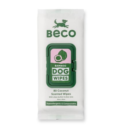 Beco Bamboo Čistiace obrúsky pre psy kokosové 80ks