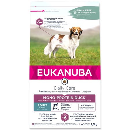 EUKANUBA Daily Care Adult Mono Proteín Duck 2,3kg