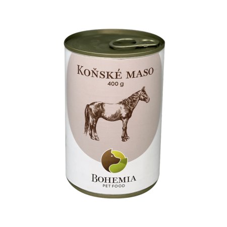 Bohemia Pet Food Konské mäso vo vlastnej šťave 400 g