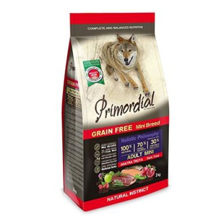 Primordial Grain Free Mini Adult Trout & Duck 6 kg