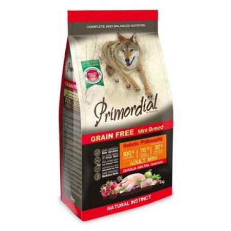 Primordial Grain Free Mini Adult Quail & Duck 6 kg