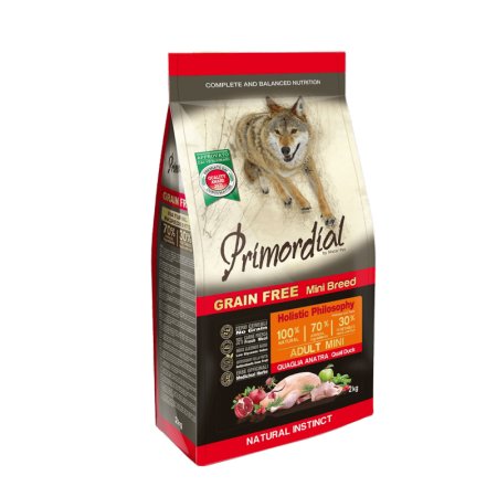 Primordial Grain Free Mini Adult Quail & Duck 2 kg