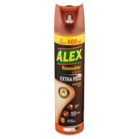 Alex renovátor nábytku extra starostlivosti, aerosól 400 ml
