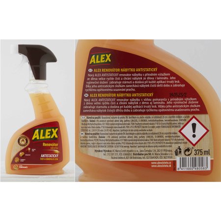 Alex renovátor nábytku antistatický pomaranč, sprej 375 ml
