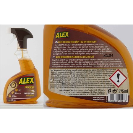 Alex renovátor nábytku antistatický aloe vera, sprej 375 ml