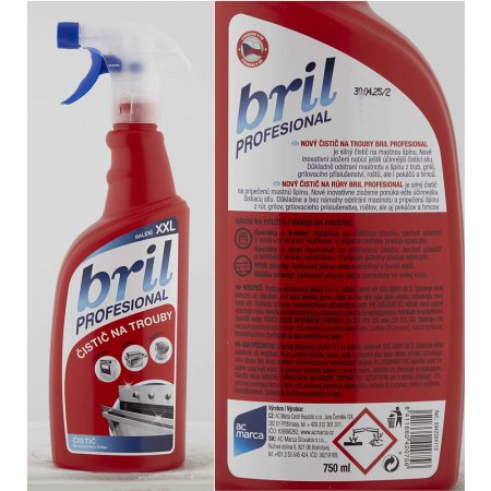 Bril Profesional čistič na rúry 750 ml