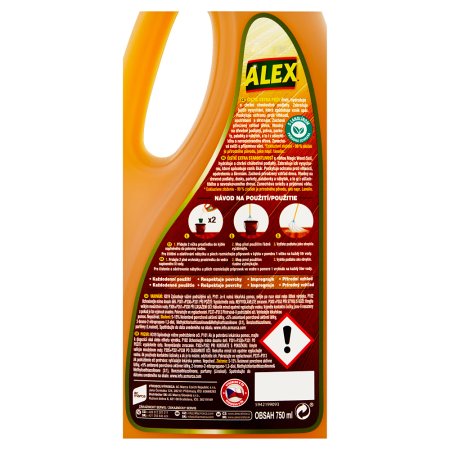 Alex čistič extra starostlivosti na drevo 750 ml