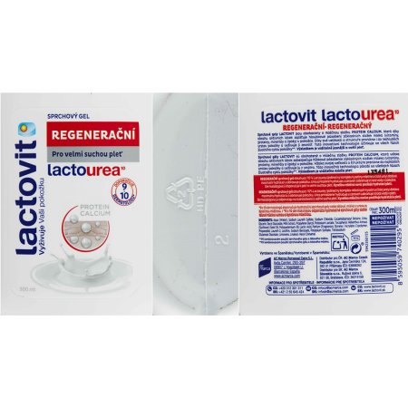 Lactovit Lactourea sprchový gél regeneračný 300 ml