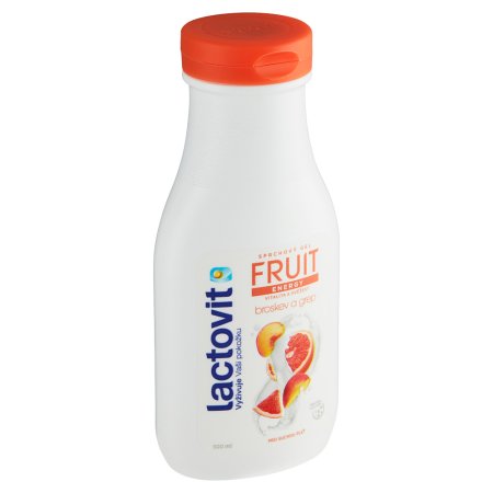 Lactovit Fruit energy sprchový gél broskyňa a grep 300 ml