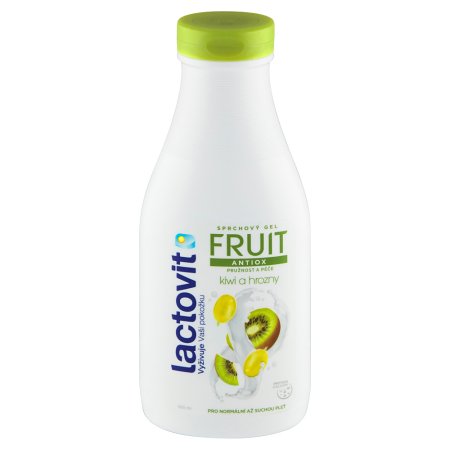 Lactovit Fruit antiox sprchový gél kivi a hrozno 500 ml