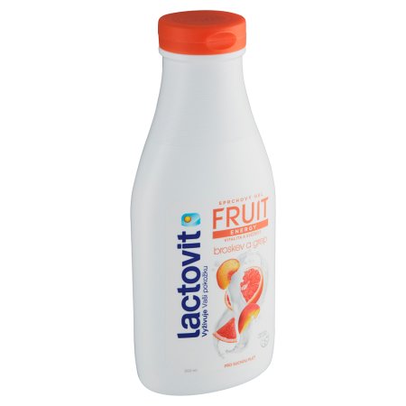 Lactovit Fruit energy sprchový gél broskyňa a grep 500 ml