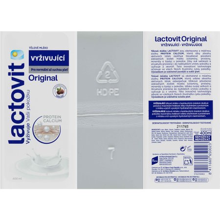 Lactovit Original telové mlieko vyživujúce 400 ml