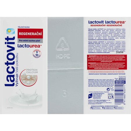 Lactovit Lactourea telové mlieko regeneračné 400 ml