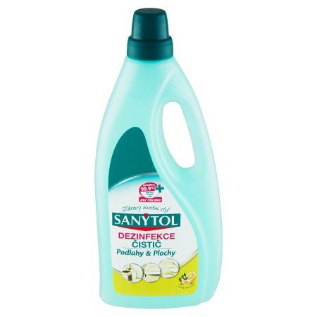 Sanytol dezinfekcia univerzálny čistič podlahy a plochy citrón 1 l