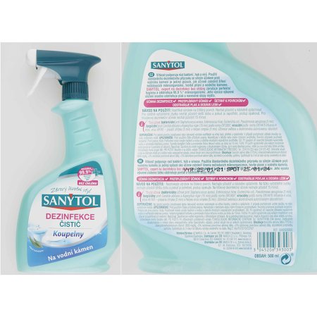 Sanytol dezinfekcia čistič na kúpeľne 500 ml