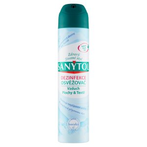 Sanytol dezinfekcia osviežovač vzduchu plôch a textílií horská vôňa 300 ml