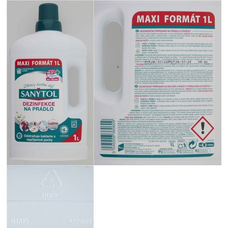 Sanytol dezinfekcia na bielizeň biele kvety 1 l