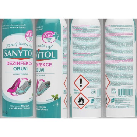 Sanytol dezinfekcia do obuvi 150 ml