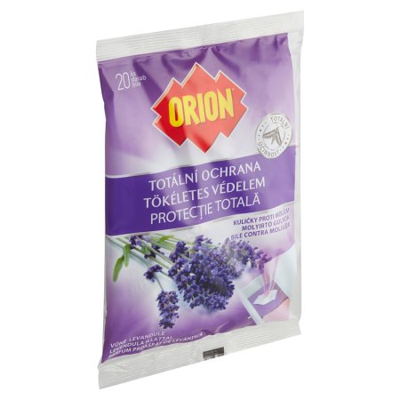 Orion totálna ochrana guličky proti moliam levanduľa 20 ks