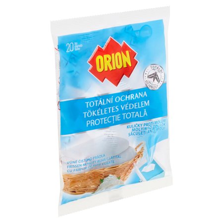 Orion totálna ochrana guličky proti moliam čistá bielizeň 20 ks