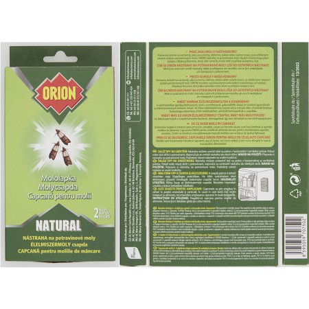 Orion Natural nástrahy na potravinové mole 2 ks