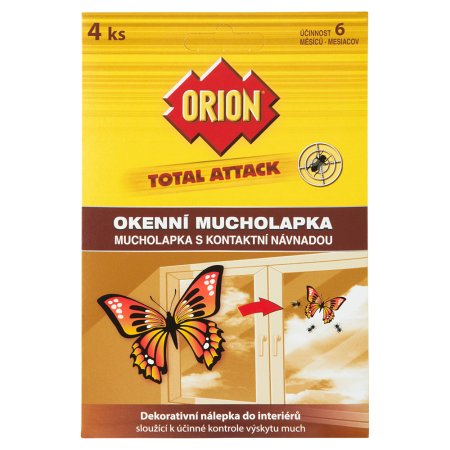 Orion Total Attack okenná mucholapka 4 ks