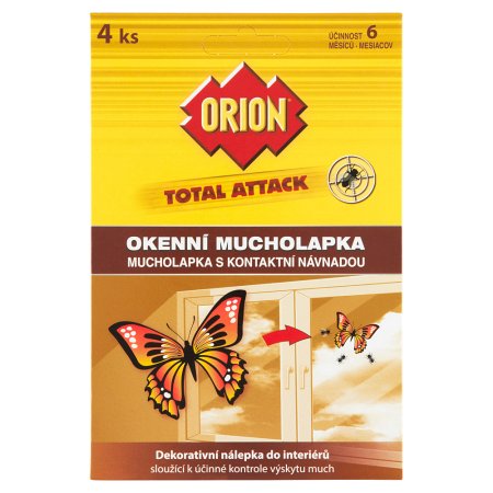 Orion Total Attack okenná mucholapka 4 ks