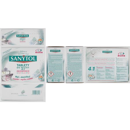 Sanytol 4v1 tablety do umývačky 40 ks