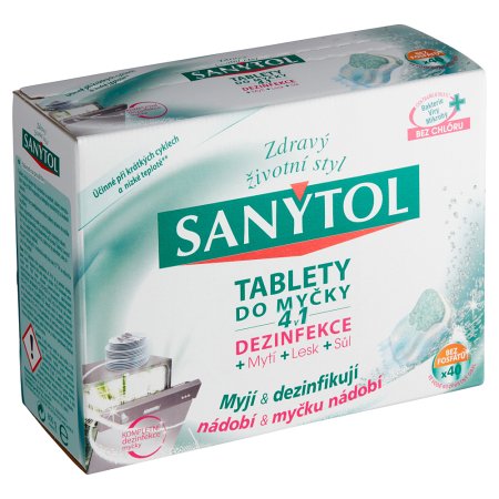 Sanytol 4v1 tablety do umývačky 40 ks