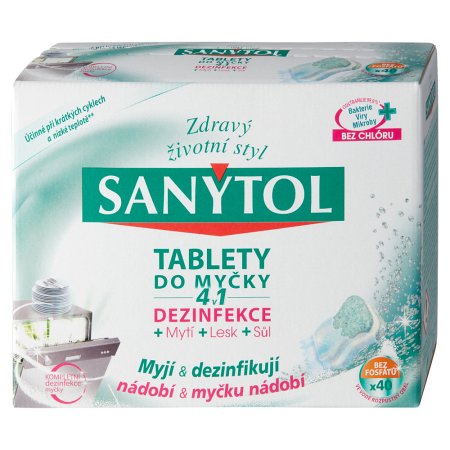 Sanytol 4v1 tablety do umývačky 40 ks