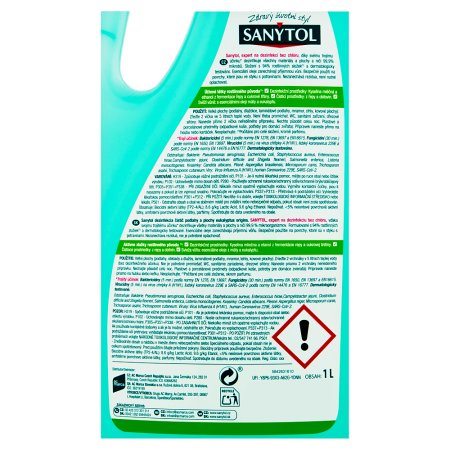 Sanytol dezinfekcia 94% rastlinného pôvodu podlahy a plochy 1 l