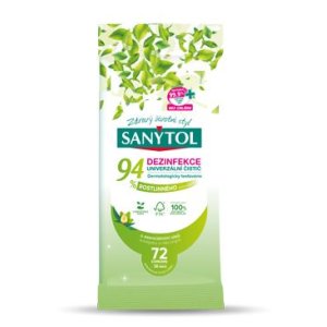 Sanytol dezinfekcia 94% rastlinného pôvodu utierky 2 x 36 ks