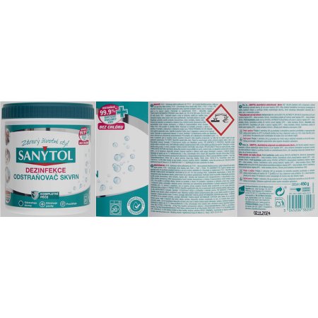 Sanytol dezinfekčný odstraňovač škvŕn 450 g