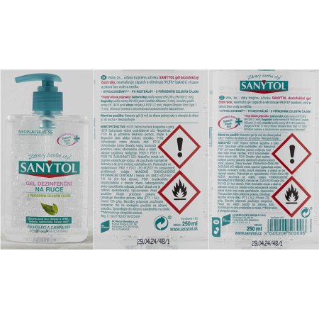 Sanytol dezinfekčný gél na ruky 250 ml