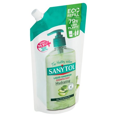 Sanytol dezinfekčné mydlo hydratujúce náhradnú náplň 500 ml