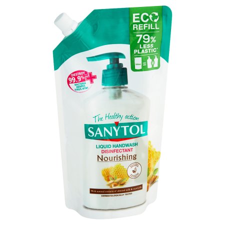 Sanytol dezinfekčné mydlo vyživujúce náhradnú náplň 500 ml