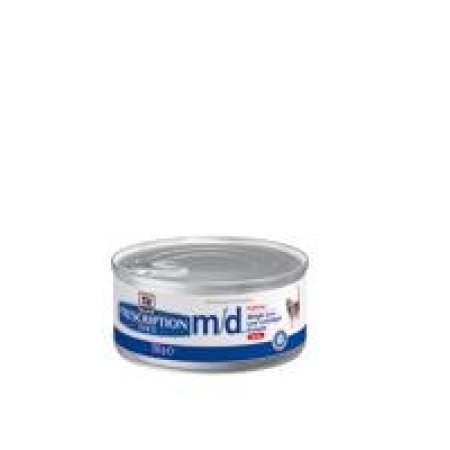 Hill’s Prescription Diét Feline m/d Minced with Liver 156 g (EXPIRÁCIA 08/2023)