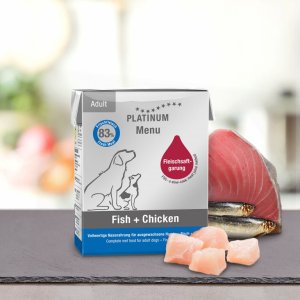 PLATINUM Natural Menu Ryby + Kurča 185 g