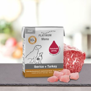 Platinum Natural Menu Iberico + Turkey 90 g