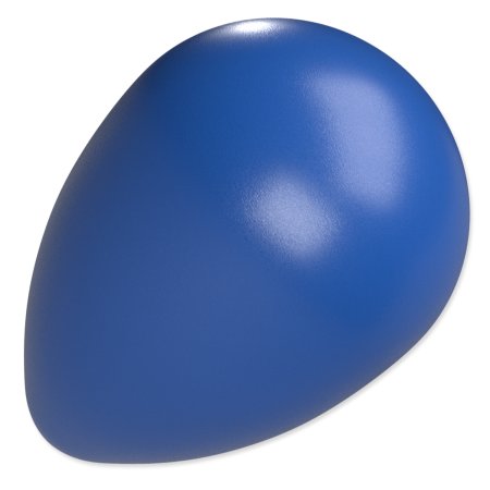 Hračka DOG FANTASY Eggy ball tvar vajcia modrá 13 x 18,5 cm