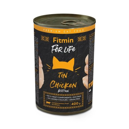 Fitmin For Life Cat tin kitten 400g chicken 