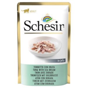 Schesir Cat vrecko Adult tuniak/pražma 50G