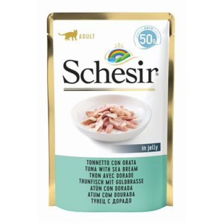 Schesir Cat vrecko Adult tuniak/pražma 50G
