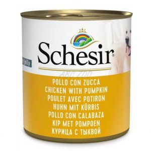Schesir Dog konz. Adult kurča/tekvica 285g