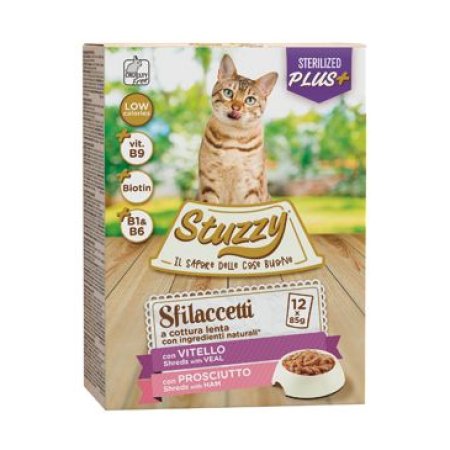Stuzzy Cat vrecko Adult Sterilised šunka 12X85G
