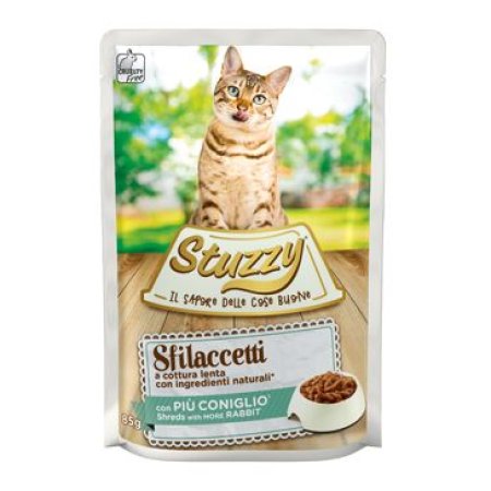 Stuzzy Cat vrecko Adult králik 85G