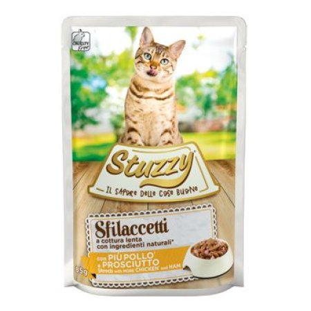 Stuzzy Cat vrecko Adult šunka 85G