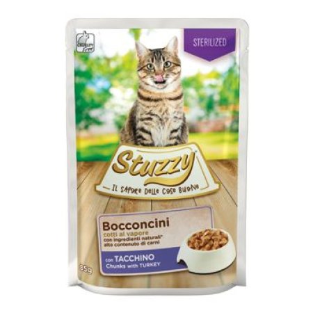 Stuzzy Cat vrecko Adult Sterilised moriak 85G