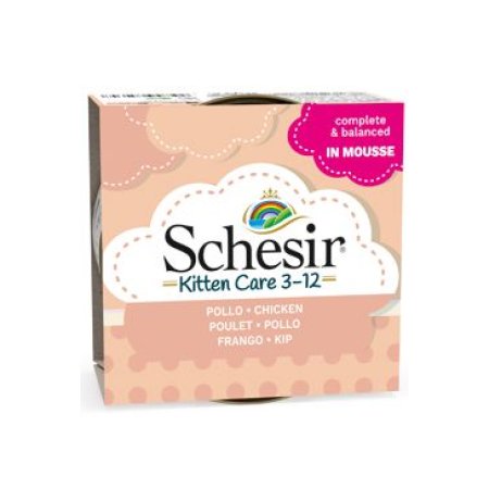 Schesir Cat konz. Kitten kura v pene 85g